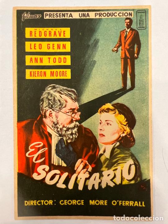 Cine: PROGRAMA DE CINE. EL SOLITARIO. CON PUBLICIDAD. - Foto 1