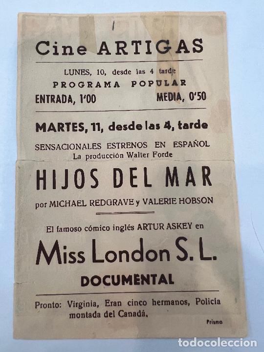 Cine: PROGRAMA DE CINE. HIJOS DEL MAR. CON PUBLICIDAD. - Foto 2