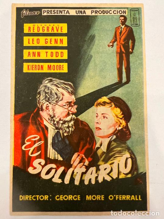 Cine: PROGRAMA DE CINE. EL SOLITARIO. CON PUBLICIDAD. - Foto 1