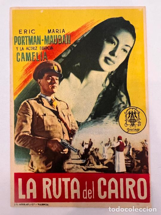 Cine: PROGRAMA DE CINE. LA RUTA DEL CAIRO. CON PUBLICIDAD. - Foto 1