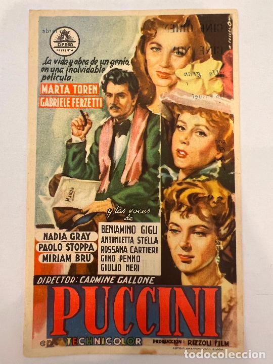 Cine: PROGRAMA DE CINE. PUCCINI. CON PUBLICIDAD. - Foto 1