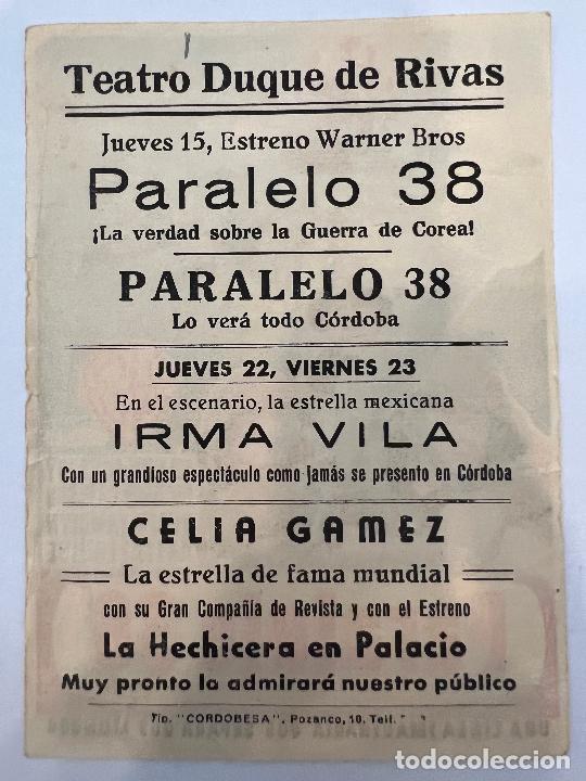 Cine: PROGRAMA DE CINE. PARALELO 38. CON PUBLICIDAD. - Foto 2