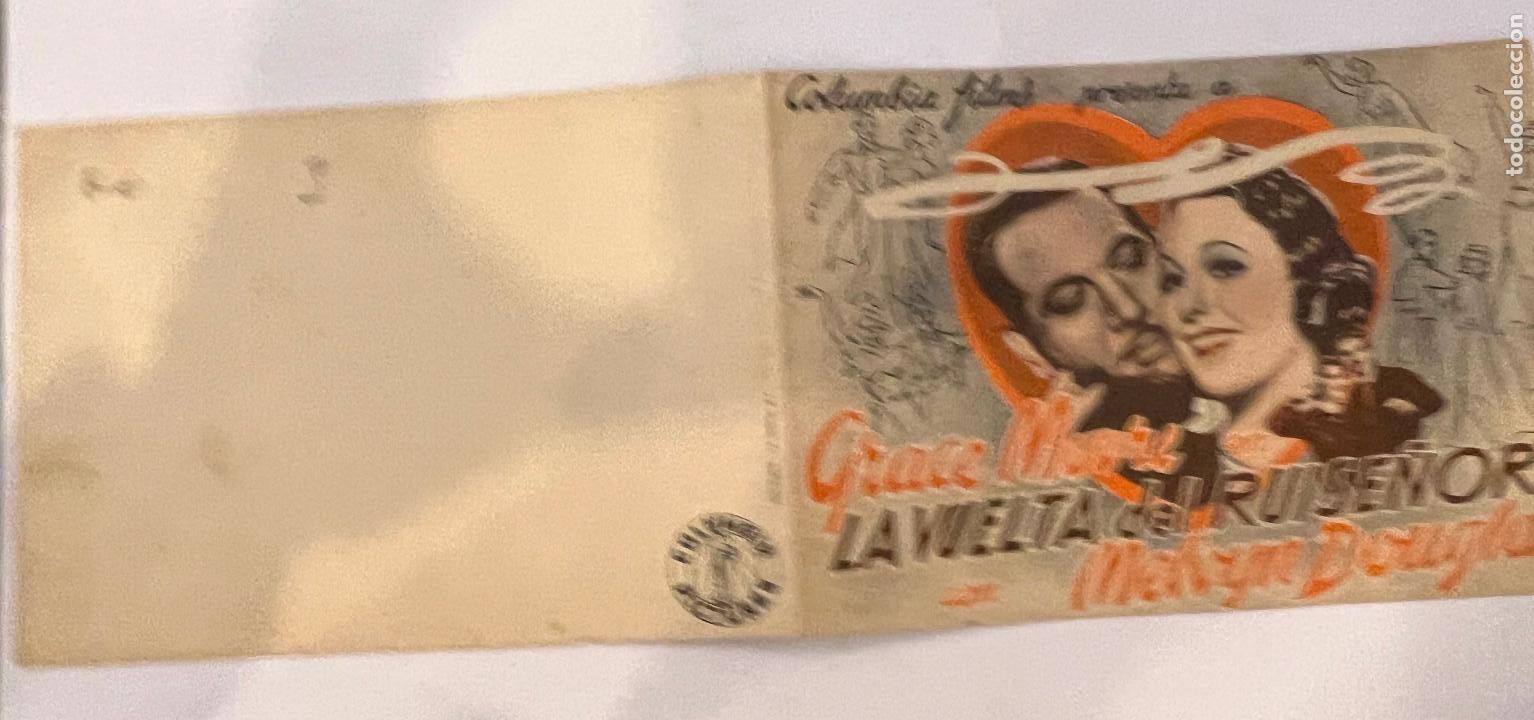 Folhetos de m&atilde;o de filmes antigos de cinema: PROGRAMA DE CINE. LA VUELTA DEL RUISE&Ntilde;OR. SIN PUBLICIDAD.