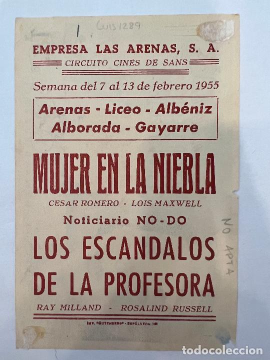 Cine: PROGRAMA DE CINE. LOS ESCANDALOS DE LA PROFESORA. CON PUBLICIDAD. - Foto 2
