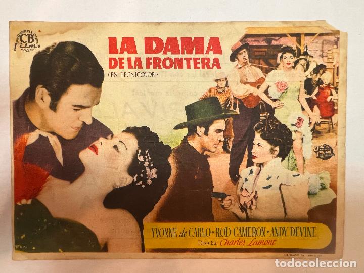 Cine: PROGRAMA DE CINE. LA DAMA DE LA FRONTERA. CON PUBLICIDAD. - Foto 1