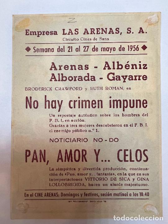 Cine: PROGRAMA DE CINE. NO HAY CRIMEN IMPUNE. CON PUBLICIDAD. - Foto 2