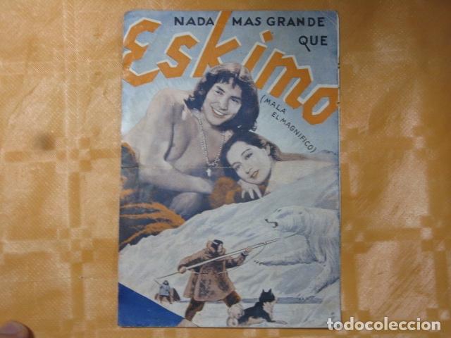 Cine: FOLLETO DE MANO ESKIMO - Foto 1