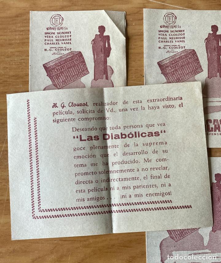 Cine: LAS DIABOLICAS, 4 PROGRAMAS DOBLES A&Ntilde;O 1957, SUSPENSE - Foto 2