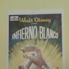 Cine: INFIERNO BLANCO WALT DISNEY ORIGINAL S.P. BUEN ESTADO