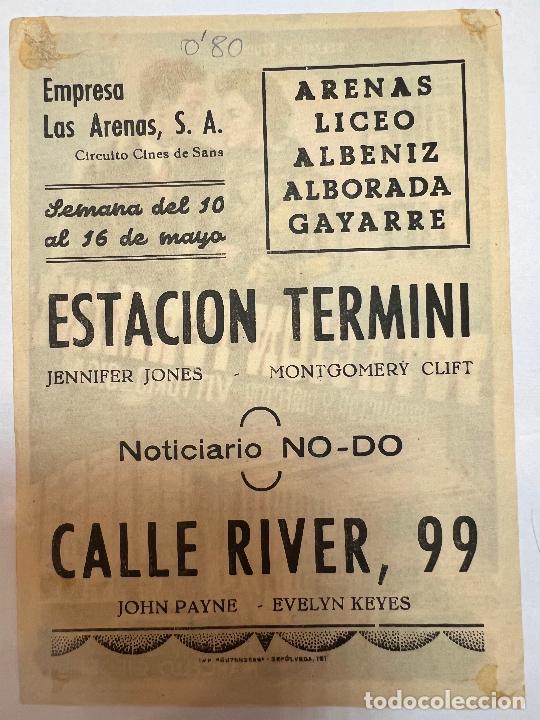 Cine: PROGRAMA DE CINE. ESTACI&Oacute;N TERMINI. CON PUBLICIDAD. - Foto 2