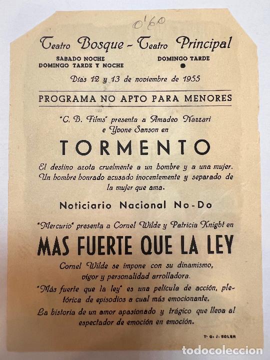 Cine: PROGRAMA DE CINE. MAS FUERTE QUE LA LEY. CON PUBLICIDAD. - Foto 2