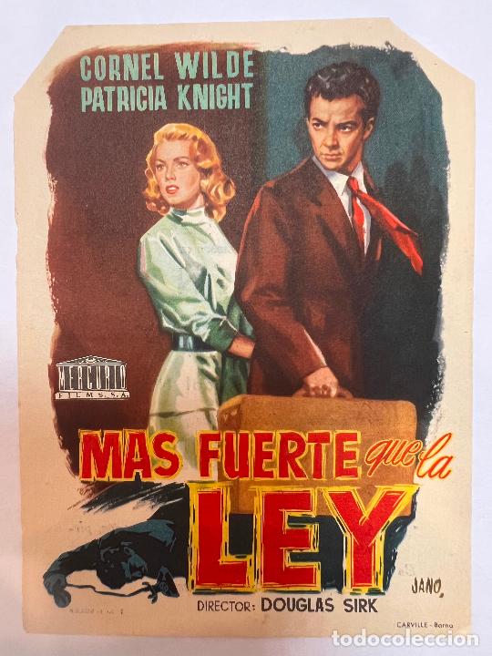 Cine: PROGRAMA DE CINE. MAS FUERTE QUE LA LEY. CON PUBLICIDAD. - Foto 1