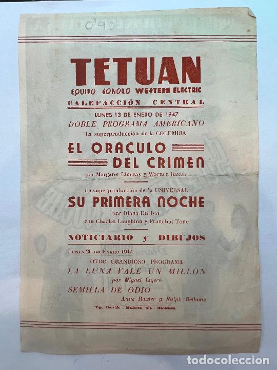 Cine: PROGRAMA DE CINE. SU PRIMERA NOCHE. CON PUBLICIDAD. - Foto 2