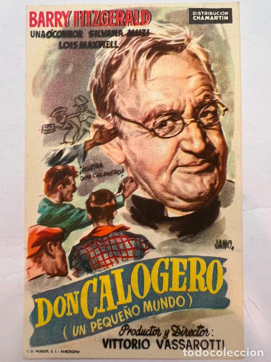 Cine: PROGRAMA DE CINE. DON CALOGERO. CON PUBLICIDAD. - Foto 1