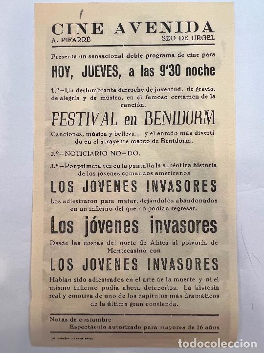 Cine: PROGRAMA DE CINE. LOS JOVENES INVASORES. CON PUBLICIDAD. - Foto 2