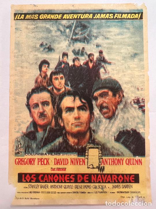 Cine: PROGRAMA DE CINE. LOS CA&Ntilde;ONES DE NAVARONE. CON PUBLICIDAD. - Foto 1