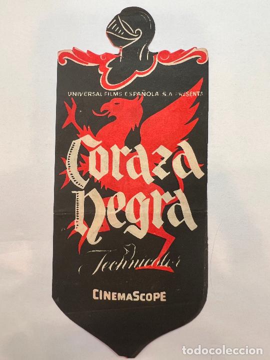 Cine: PROGRAMA DE CINE. CORAZA NEGRA. CON PUBLICIDAD. - Foto 1