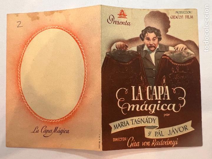 Cine: PROGRAMA DE CINE. LA CAPA MAGICA. SIN PUBLICIDAD. - Foto 1