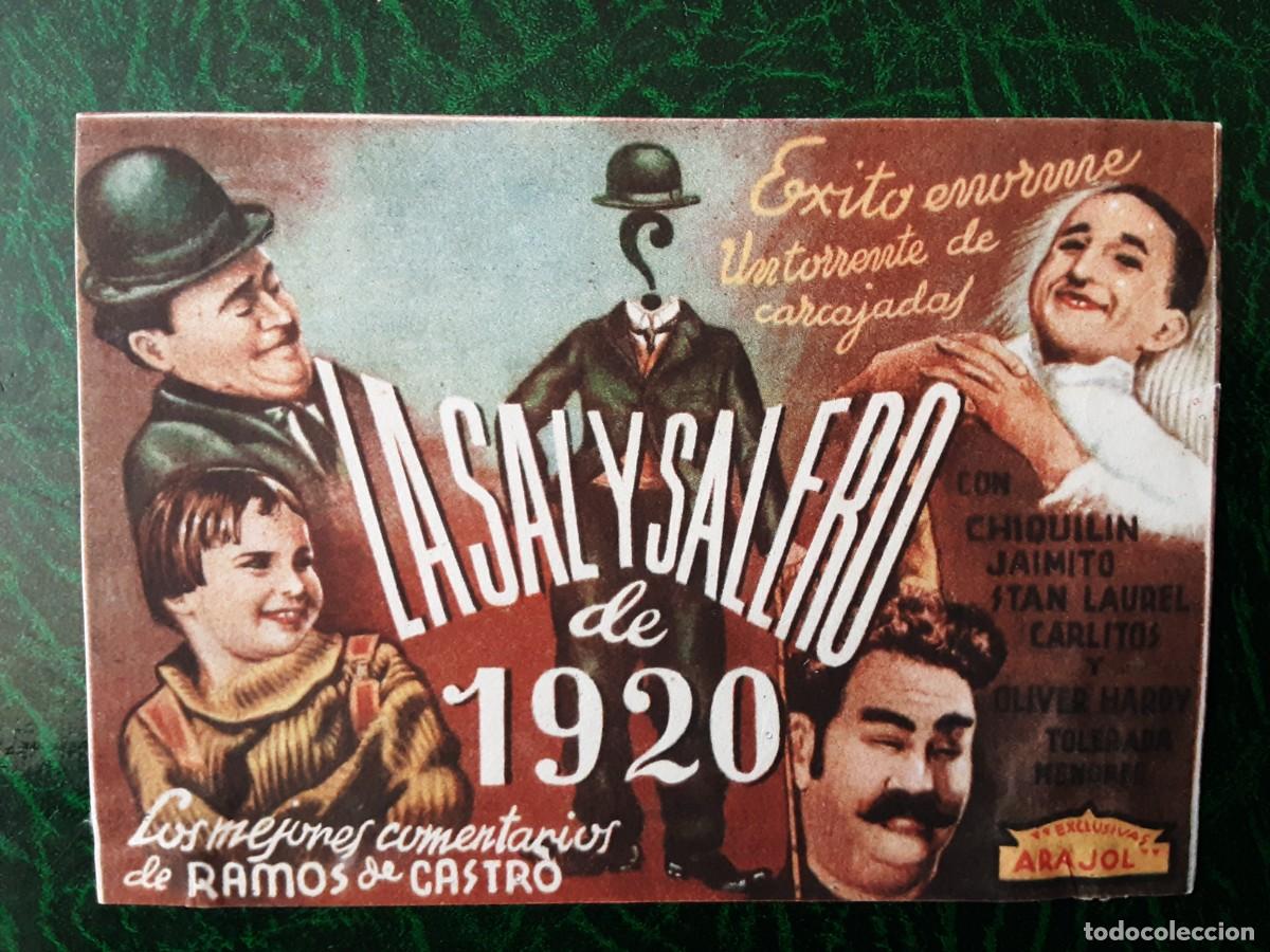 Cine: La sal y el salero de 1920. programa Arajol horizontal - Foto 1