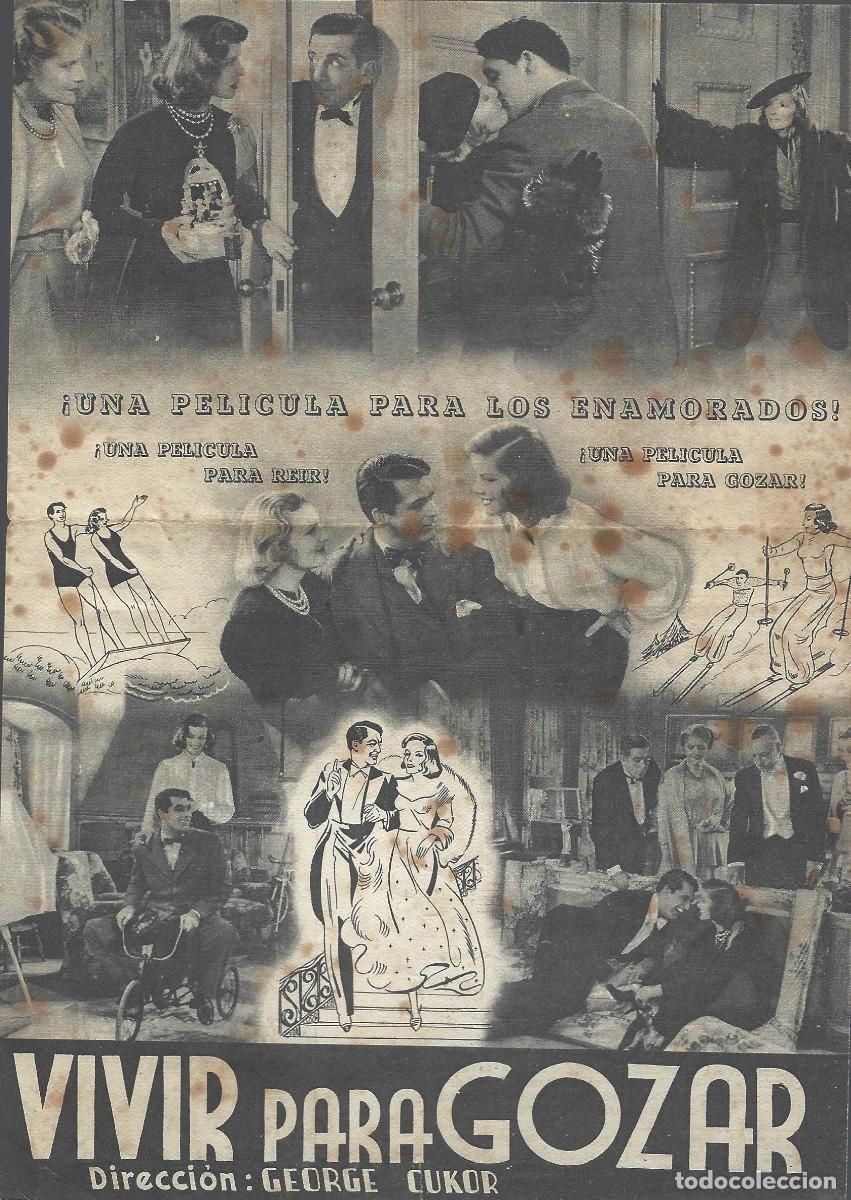 Cine: F11608 VIVIR PARA GOZAR - Foto 2