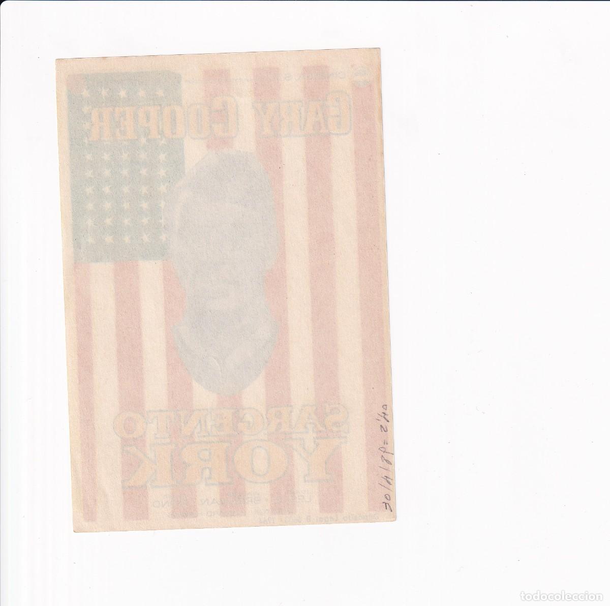 Cine: SARGENTO YORK .- GARY COOPER - Foto 2