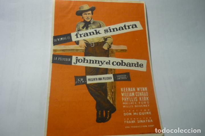 Cine: programa johnny el cobarde.-frank sinatra publicidad - Foto 1