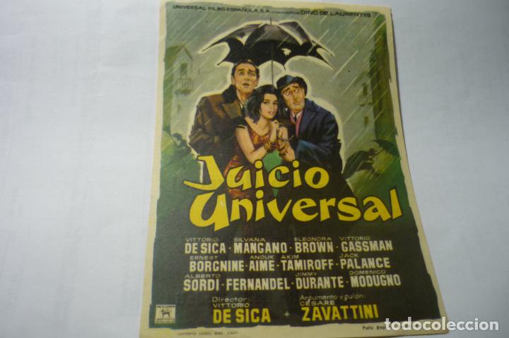 Cine: programa juicio universal.-vittorio de sica publicidad - Foto 1