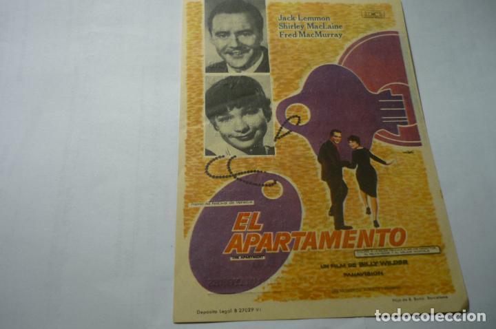 Cine: programa el apartamento,. jack lemmon publicidad - Foto 1