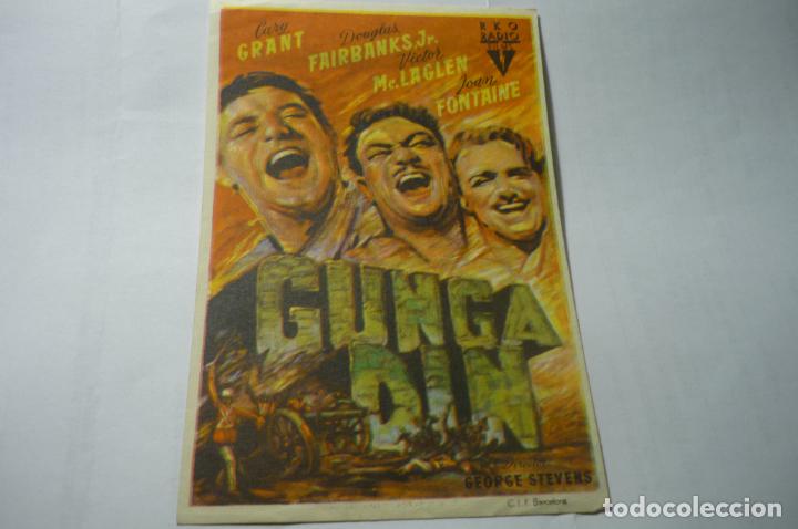 Cine: programa gunga din.-cary grant- publicidad - Foto 1