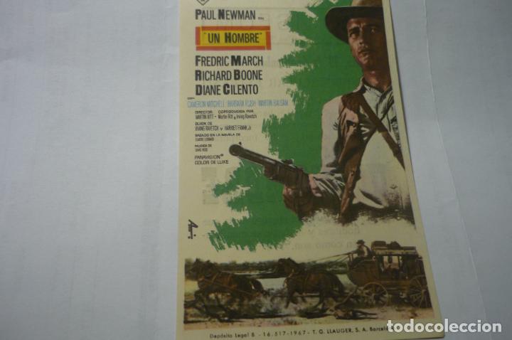 Cine: programa un hombre -paul newman publicidad - Foto 1