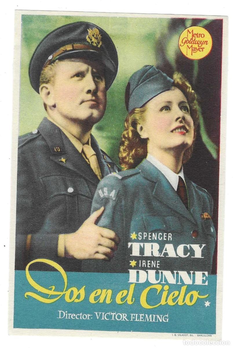  Foglietti di film di film antichi di cinema: Programa Cine. Dos en el cielo. Spencer Tracy. 19-1511