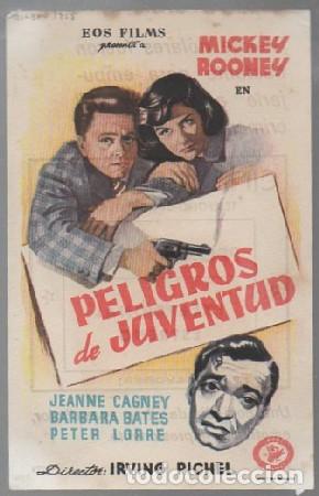 Cine: PROGRAMA DE CINE. PELIGROS DE JUVENTUD PC-6957 - Foto 1