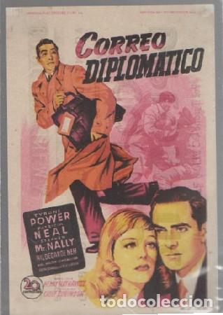 Cine: PROGRAMA DE CINE. CORREO DIPLOM&Aacute;TICO PC-6966 - Foto 1