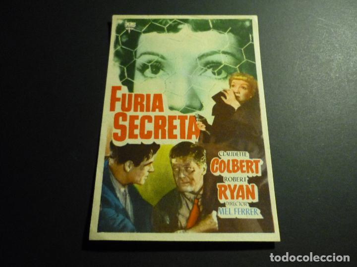 Cine: FURIA SECRETA PROGRAMA DE CINE SIN PUBLICIDAD - Foto 1