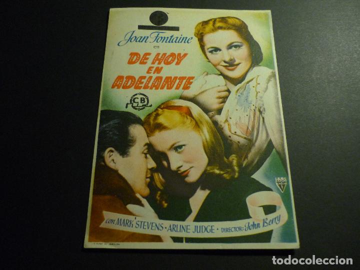 Cine: DE HOY EN ADELANTE PROGRAMA DE CINE SIN PUBLICIDAD - Foto 1