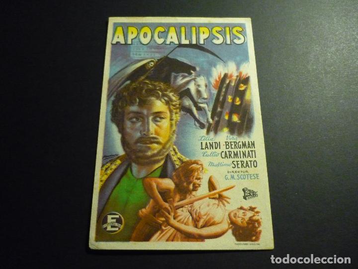 Cine: APOCALIPSIS PROGRAMA DE CINE SIN PUBLICIDAD - Foto 1