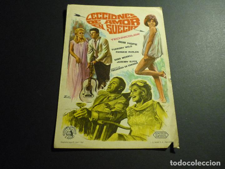 Cine: LECCIONES DE AMOR EN SUECIA PROGRAMA DE CINE SIN PUBLICIDAD - Foto 1