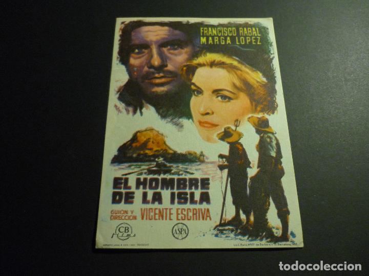 Cine: EL HOMBRE DE LA ISLA PROGRAMA DE CINE SIN PUBLICIDAD - Foto 1