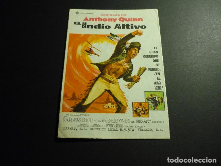 Cine: EL INDIO ALTIVO PROGRAMA DE CINE SIN PUBLICIDAD - Foto 1
