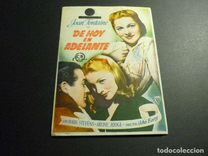 Cine: DE HOY EN ADELANTE PROGRAMA DE CINE SIN PUBLICIDAD - Foto 1