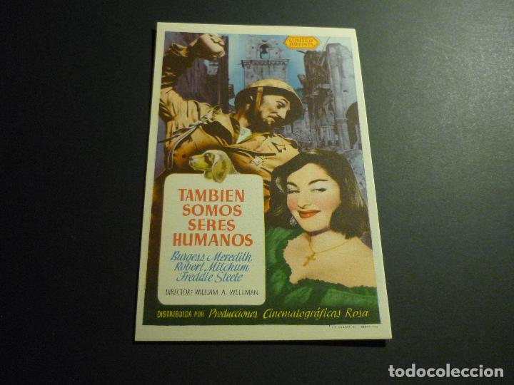 Cine: TAMBIEN SOMOS SERES HUMANOS PROGRAMA DE CINE SIN PUBLICIDAD - Foto 1