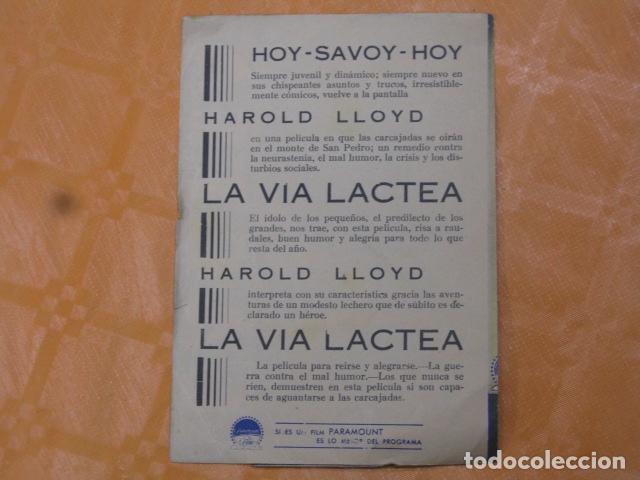 Cine: FOLLETO DE MANO - LA VIA LACTEA - Foto 2