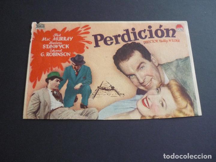 Cine: PERDICION PROGRAMA DE CINE CON PUBLICIDAD CINE IDEAL ALICANTE - Foto 1