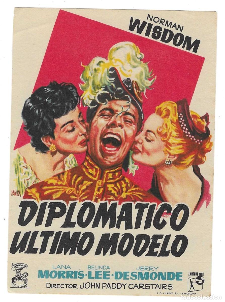 Cine: Programa Cine. Diplomatico &uacute;ltimo modelo. Norma Wisdom. 19-1526 - Foto 1