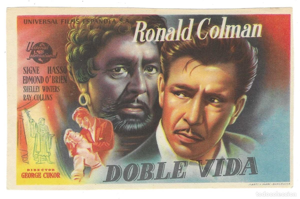 Cine: Programa Cine. Doble Vida. Ronald Colman. 19-1531 - Foto 1