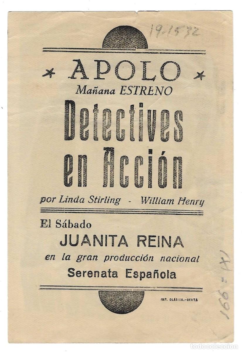 Cine: Programa Cine. Detectives en Acci&oacute;n. Linda Stirling. 19-1532 - Foto 2