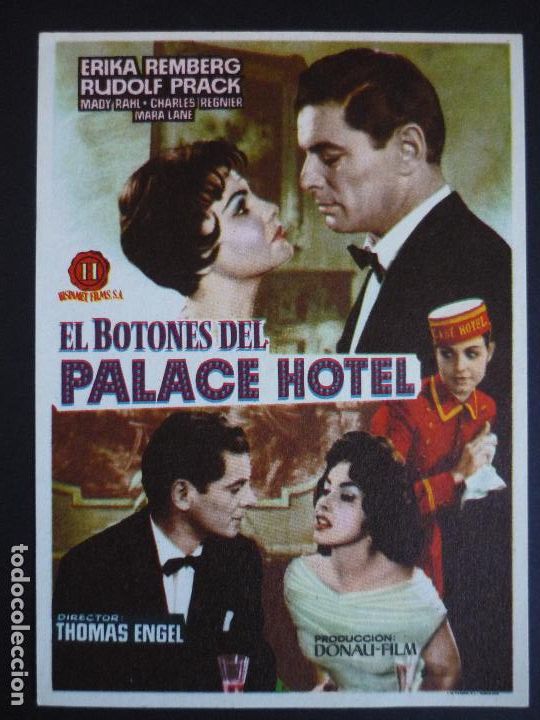 Cine: EL BOTONES DEL PALACE HOTEL PROGRAMA DE CINE SIN PUBLICIDAD - Foto 1