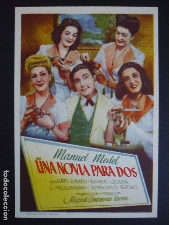 Cine: UNA NOVIA PARA DOS PROGRAMA DE CINE SIN PUBLICIDAD - Foto 1