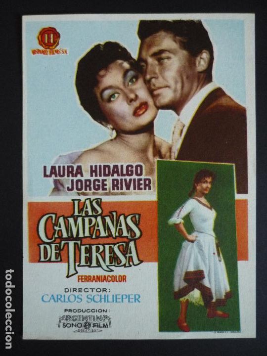 Cine: LAS CAMPANAS DE TERESA PROGRAMA DE CINE SIN PUBLICIDAD - Foto 1