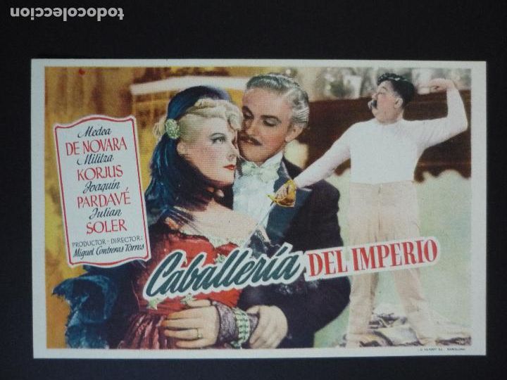 Cine: CABALLERIA DEL IMPERIO PROGRAMA DE CINE SIN PUBLICIDAD - Foto 1